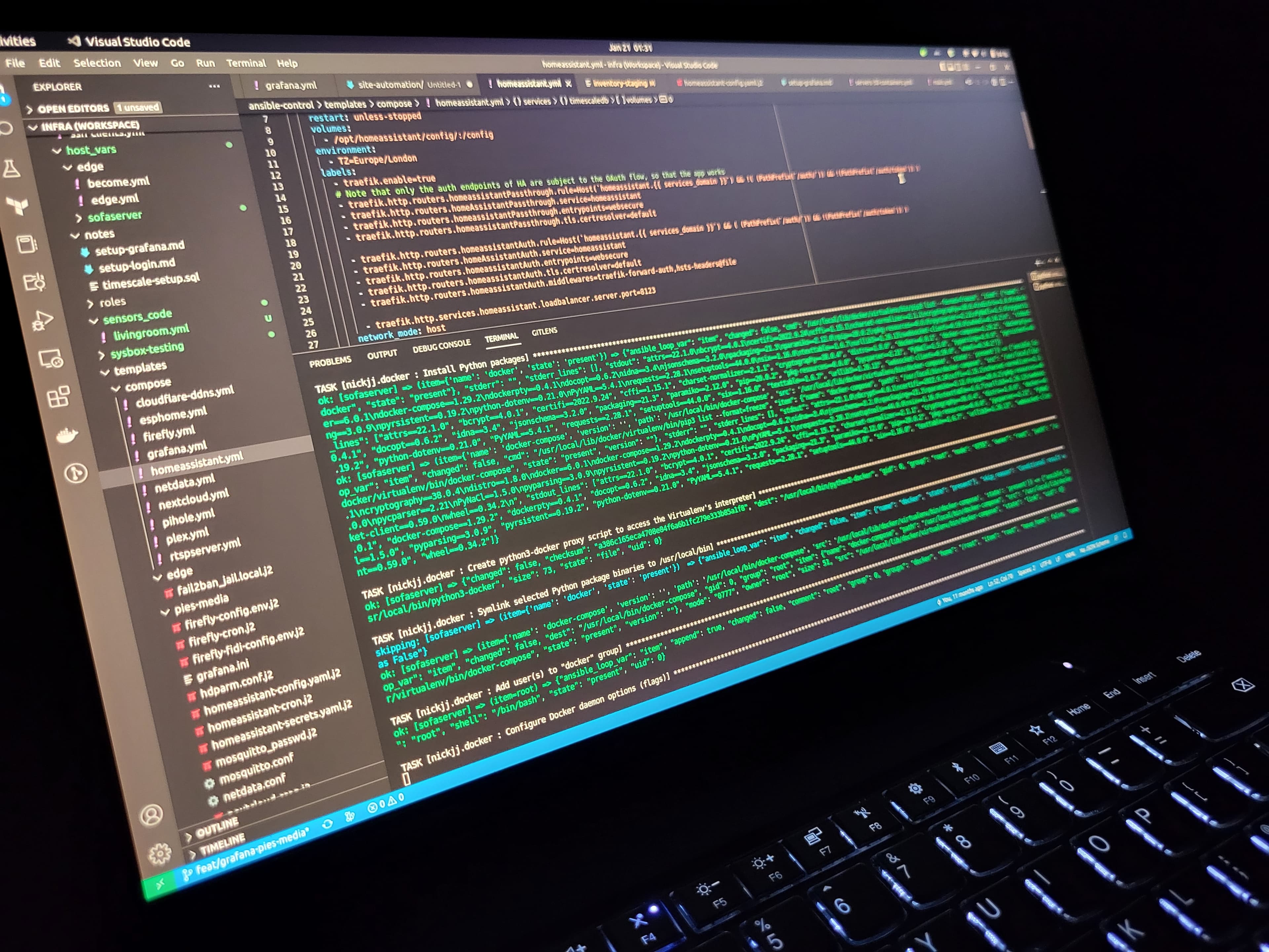 Using Ansible for my self-hosted apps